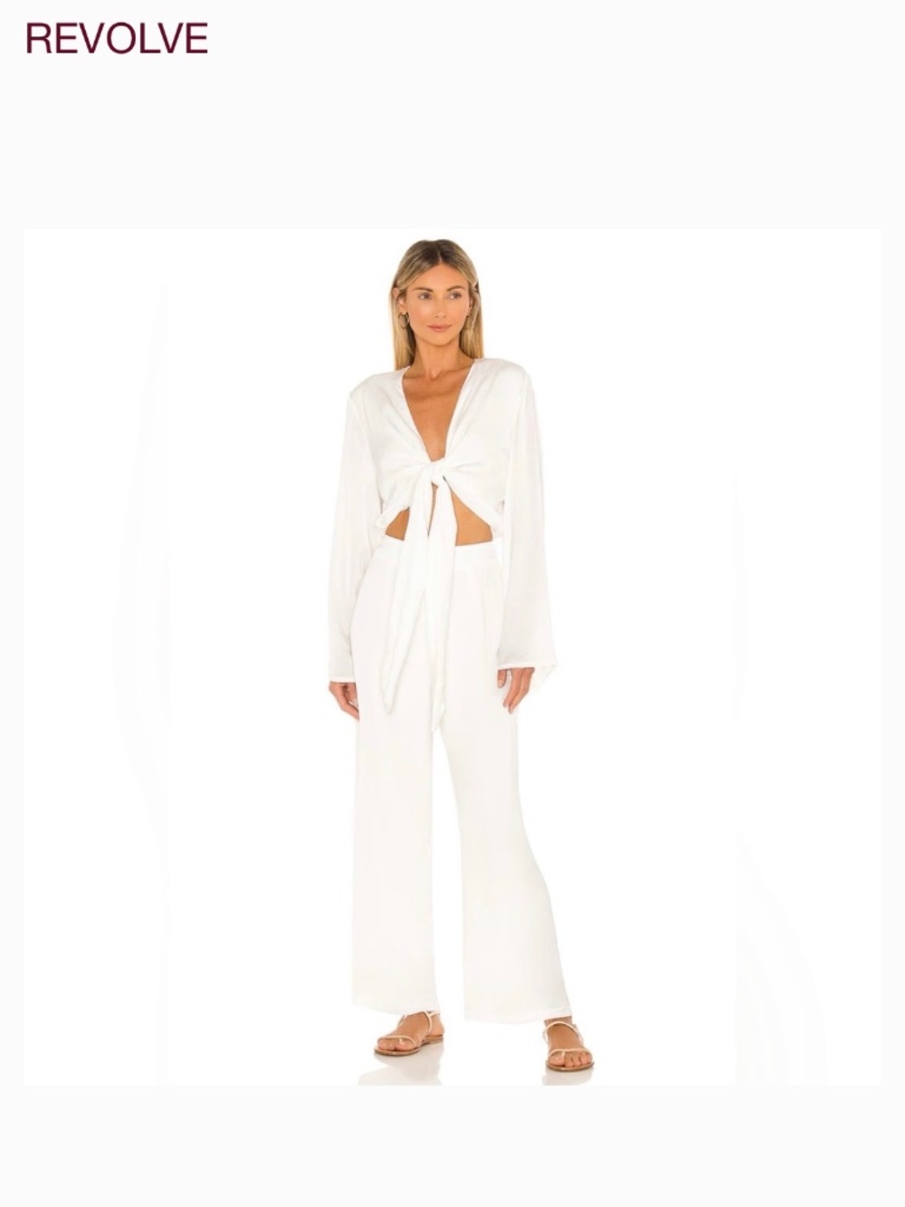 Women’s white long sleeve jumper